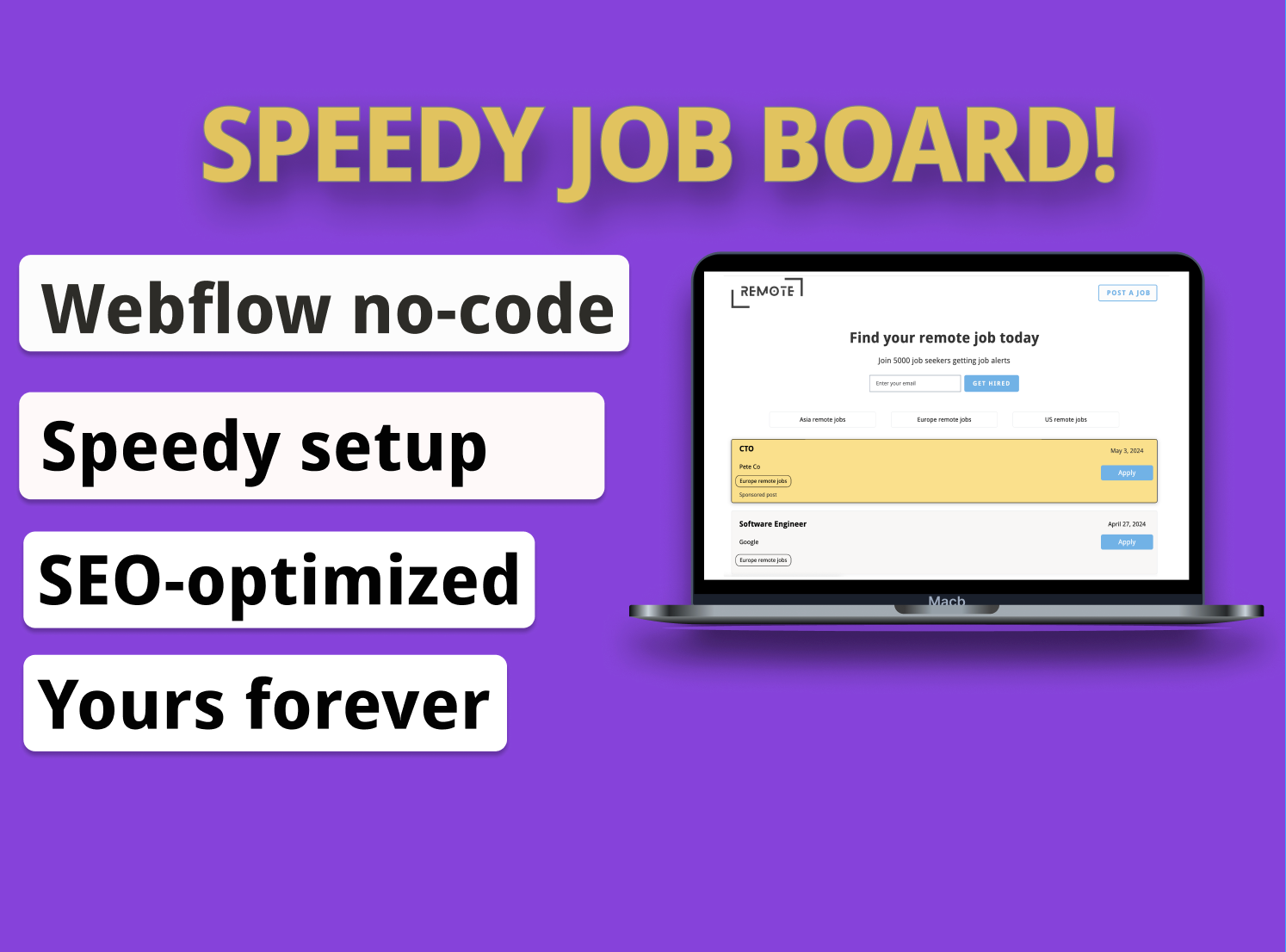 Job board template